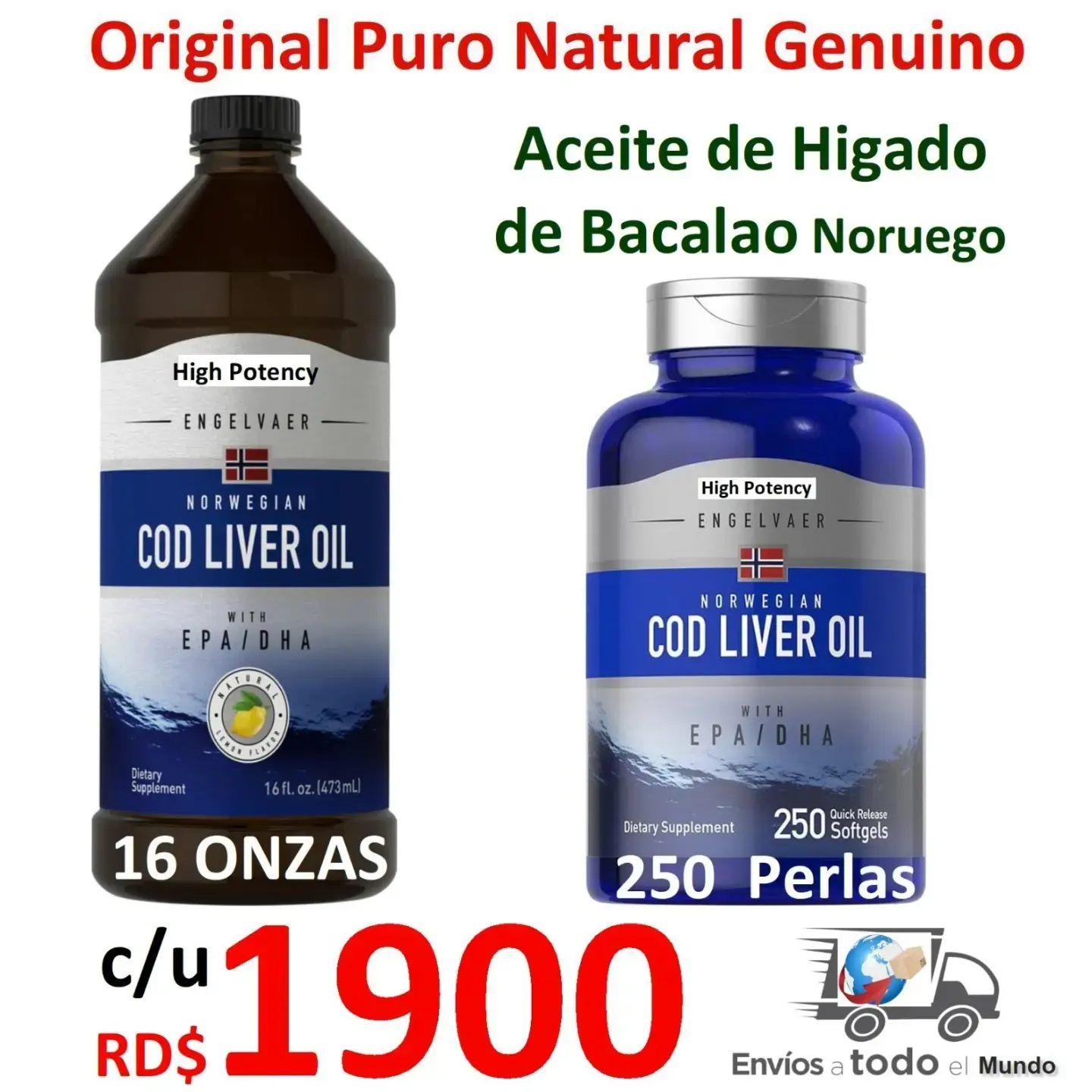 Aceite de hígado de bacalao noruego Original puro importado  Foto 7195060-2.jpg