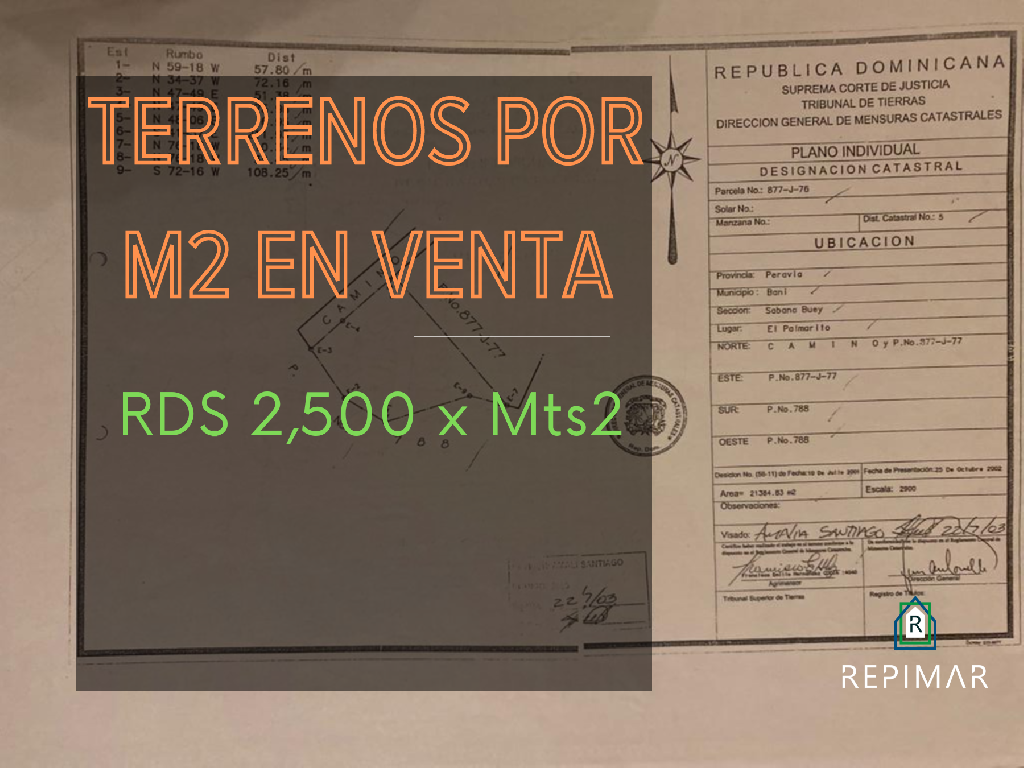 Solar en Venta 2500 pesos el Metro Cuadrado Foto 7195101-1.jpg