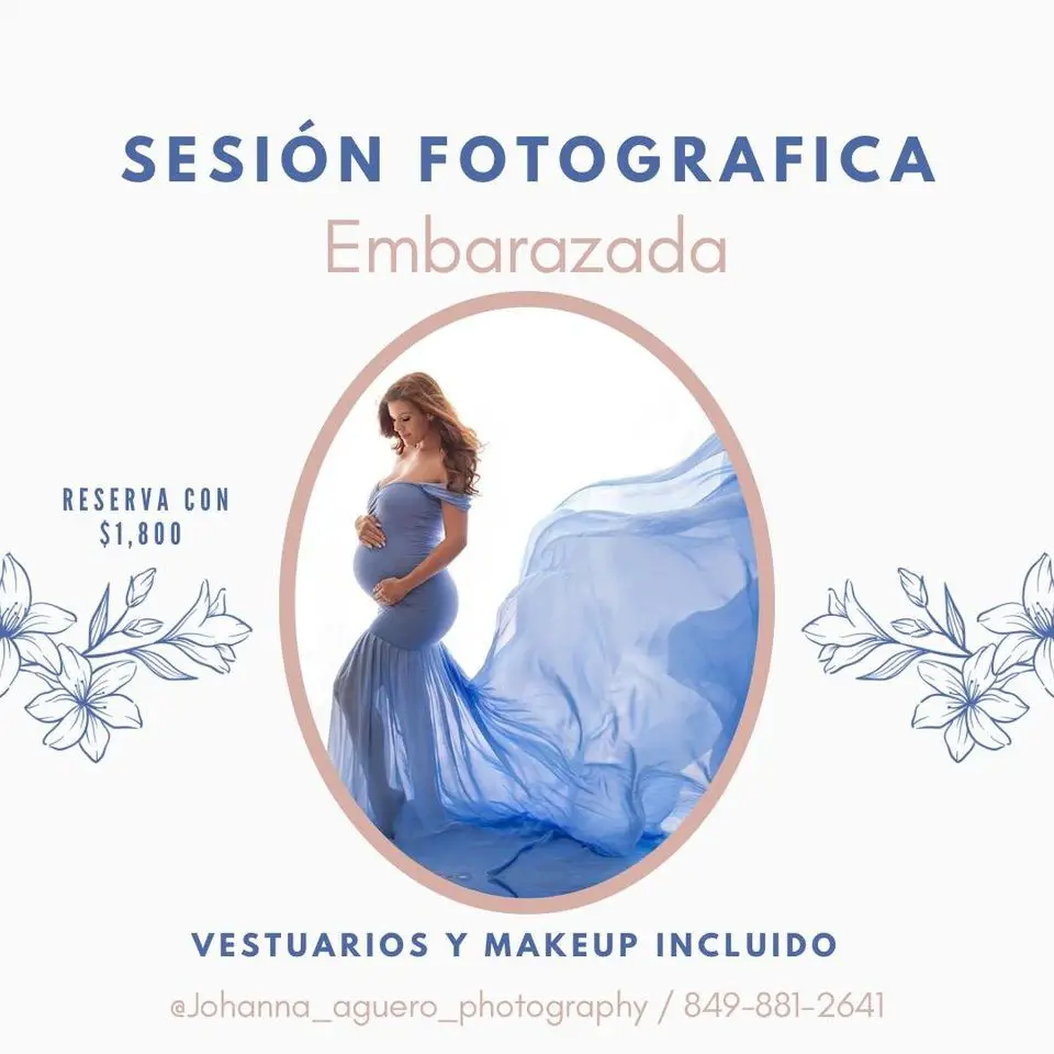 Sesión Fotográfica Embarazada vestuario y makeup incluido Foto 7197881-1.jpg