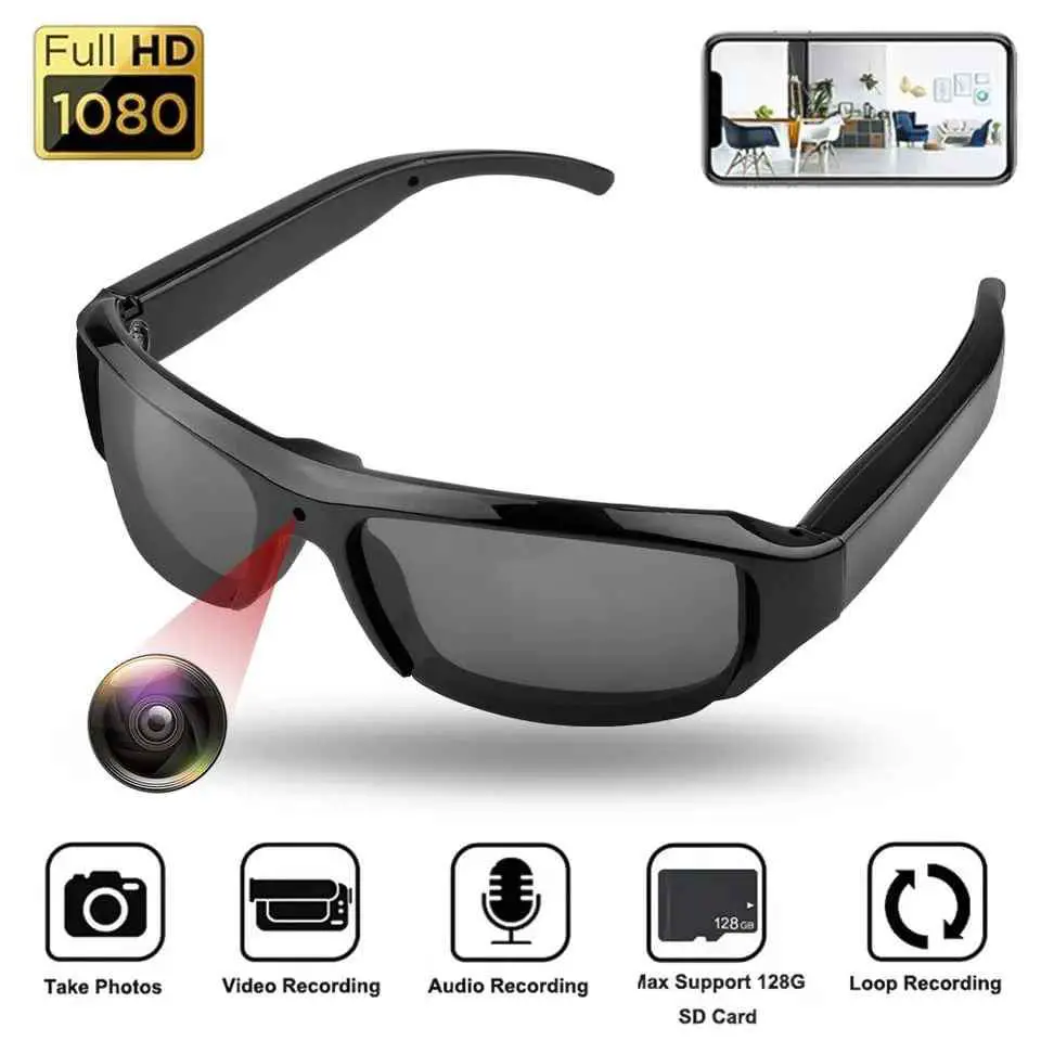 Gafas con cámara para grabar videos tomar fotos