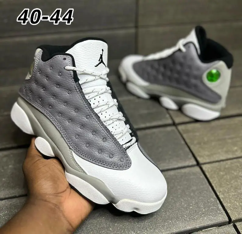 Tenis Teni Nike Air Jordan Retro 13 Grey Wolf 2024 Foto 7199055-4.jpg