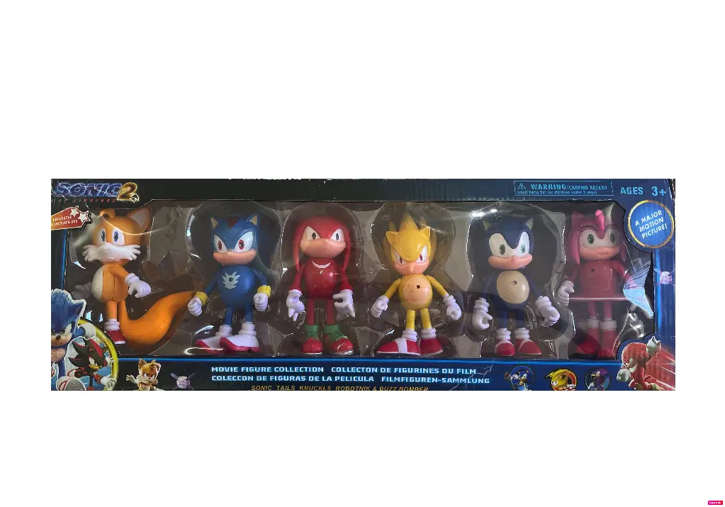 KIT DE SONIC 2. Cantidad 6 personajes Figuras de colección. Foto 7200241-s1.jpg