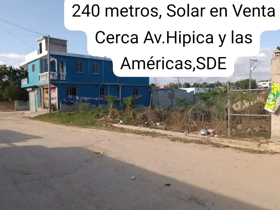 Solar de 240 metros Urb.Buenaventura Prox.Av Hip y Américas SDE Foto 7204578-1.jpg