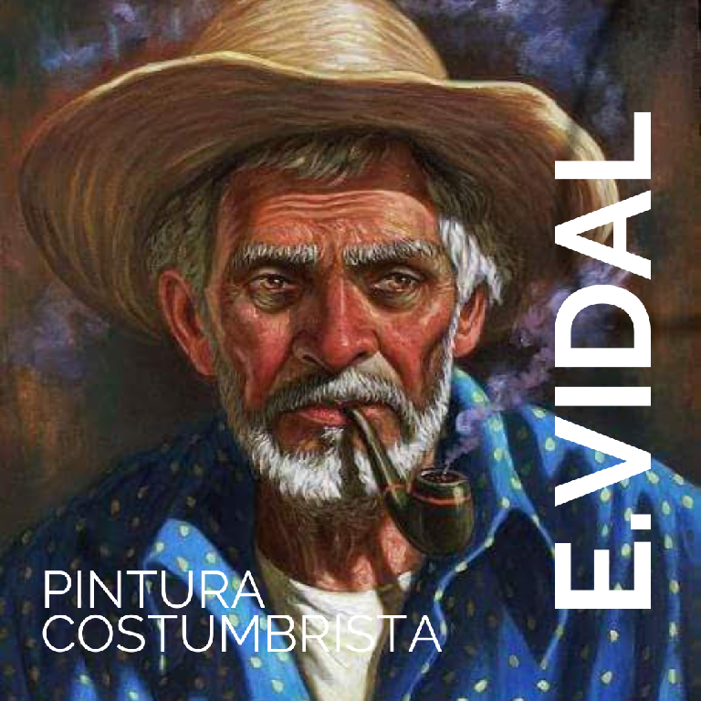 Pintor Dominicano cuadro Costumbrista Obra De Arte E.vidal Foto 7205611-3.jpg