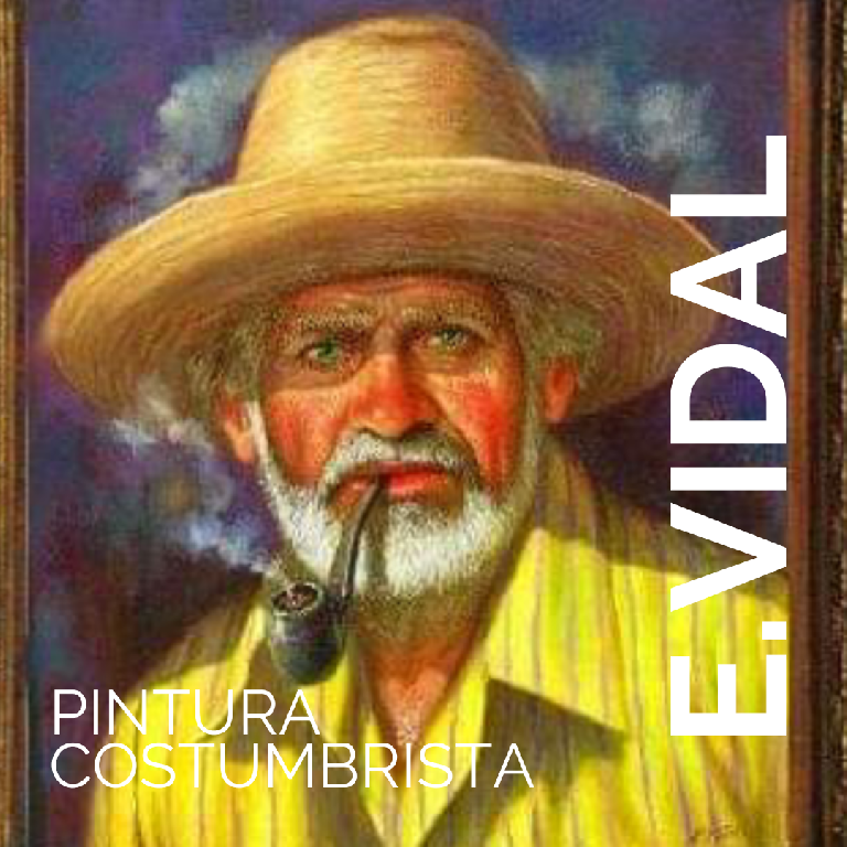 Pintor Dominicano cuadro Costumbrista Obra De Arte E.vidal Foto 7205611-4.jpg