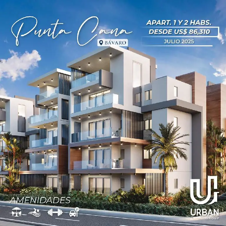 Apartamentos a minutos de Playa Bavaro en Punta Cana Foto 7206024-4.jpg