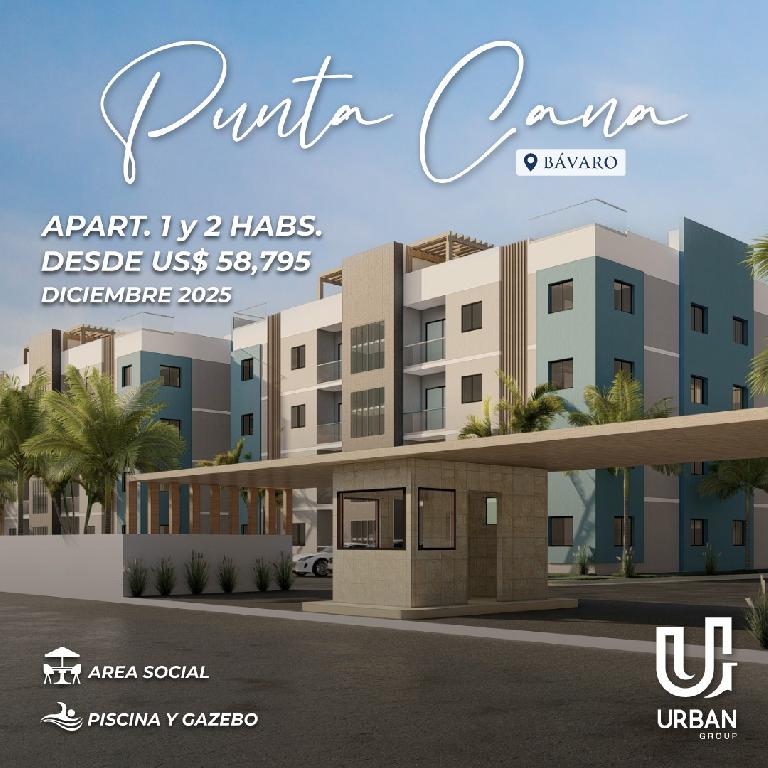 Apartamentos de 1 y 2 Habitaciones desde US58795 En Punta Cana Foto 7206381-1.jpg