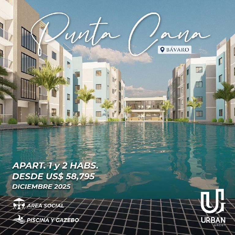 Apartamentos de 1 y 2 Habitaciones desde US58795 En Punta Cana Foto 7206381-3.jpg