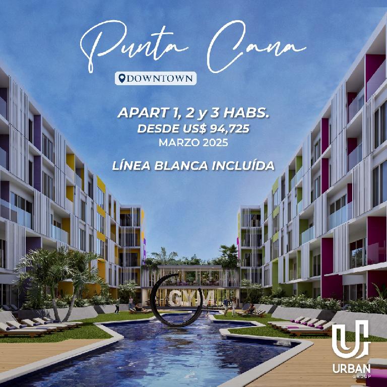 Apartamentos de 1 2  3 habitaciones con Linea Blanca en Punta Cana Foto 7206387-1.jpg