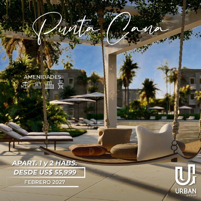 Apartamentos de 1 y 2 Habitaciones Con Club de Playa en Punta Cana Foto 7206388-5.jpg