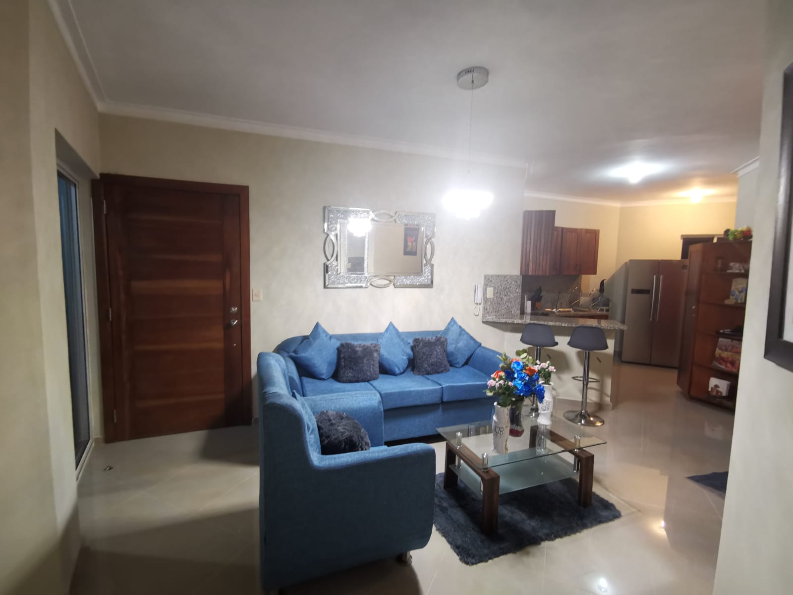 Hermoso apartamento en venta amueblado en el Residencial Aqu@blue 1 KM Foto 7206969-4.jpg