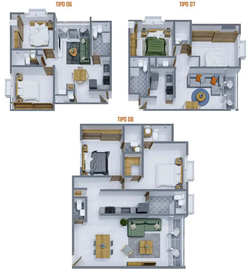 Apartamentos de 1 2 y 3 habitaciones en construcción en Bella Vista Foto 7207516-7.jpg