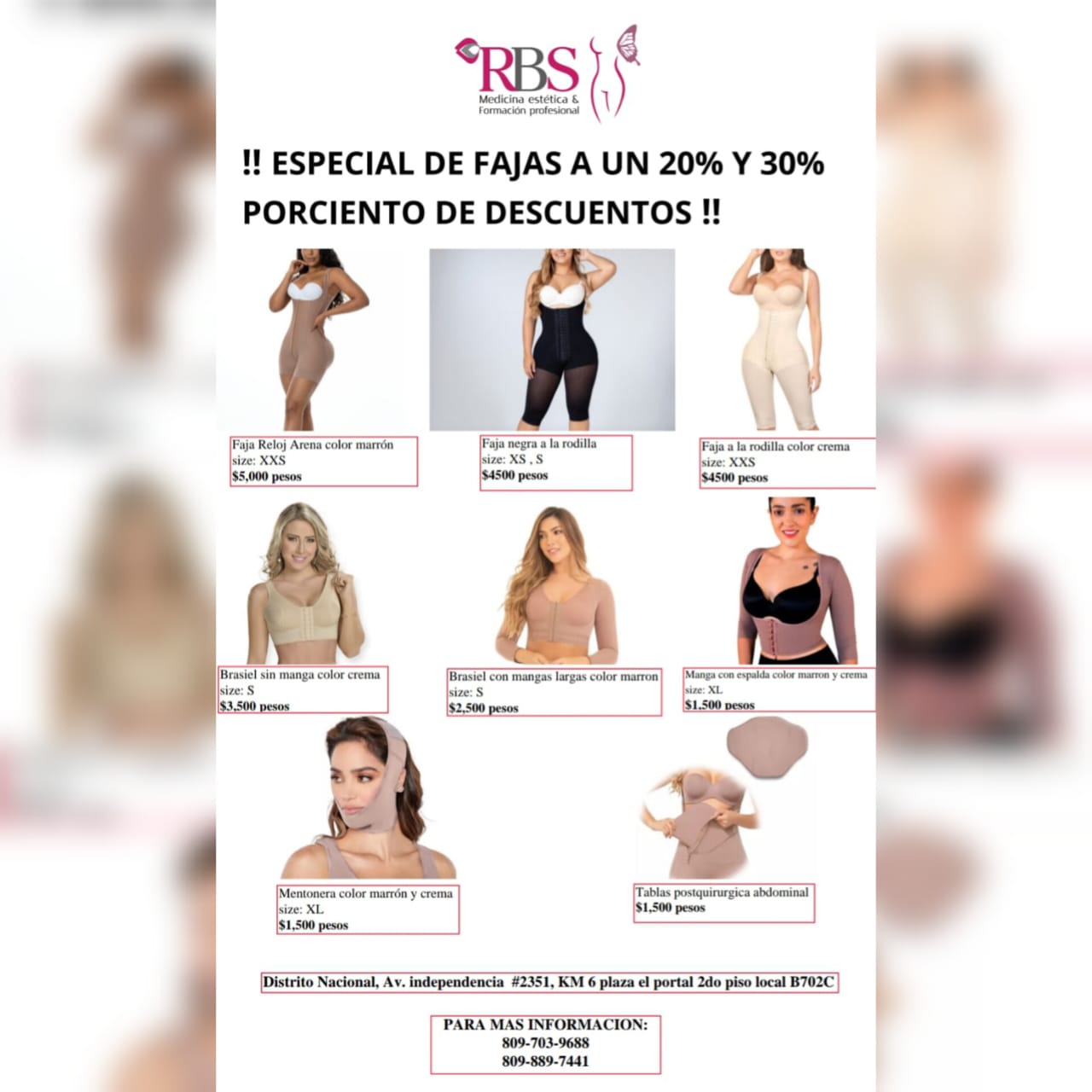 FAJAS PARA MUJERES A UN 20 Y 30  DE DESCUENTO Foto 7209267-1.jpg