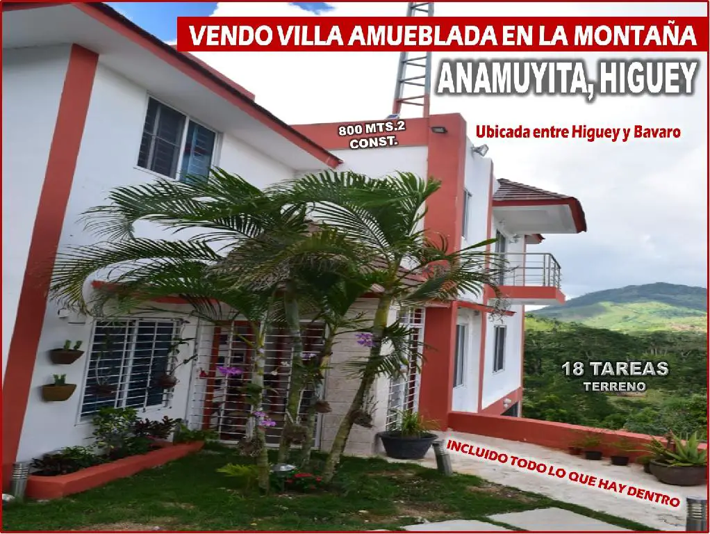 Villa Amueblada en Anamuyita Higuey con 18 tareas de terreno Foto 7209513-1.jpg