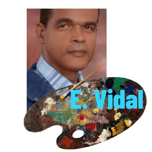 Pintor Dominicano E.Vidal pintura costumbrista  Foto 7210032-5.jpg