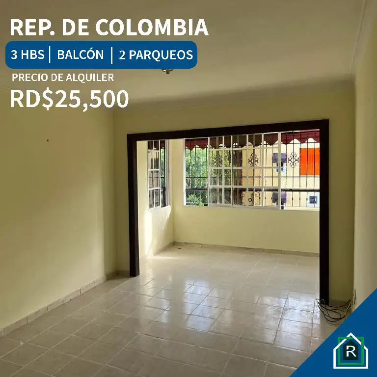 ALQUILER DE PRECIOSO APARTAMENTO UBICADO EN AV. REP. DE COLOMBIA Foto 7210136-1.jpg