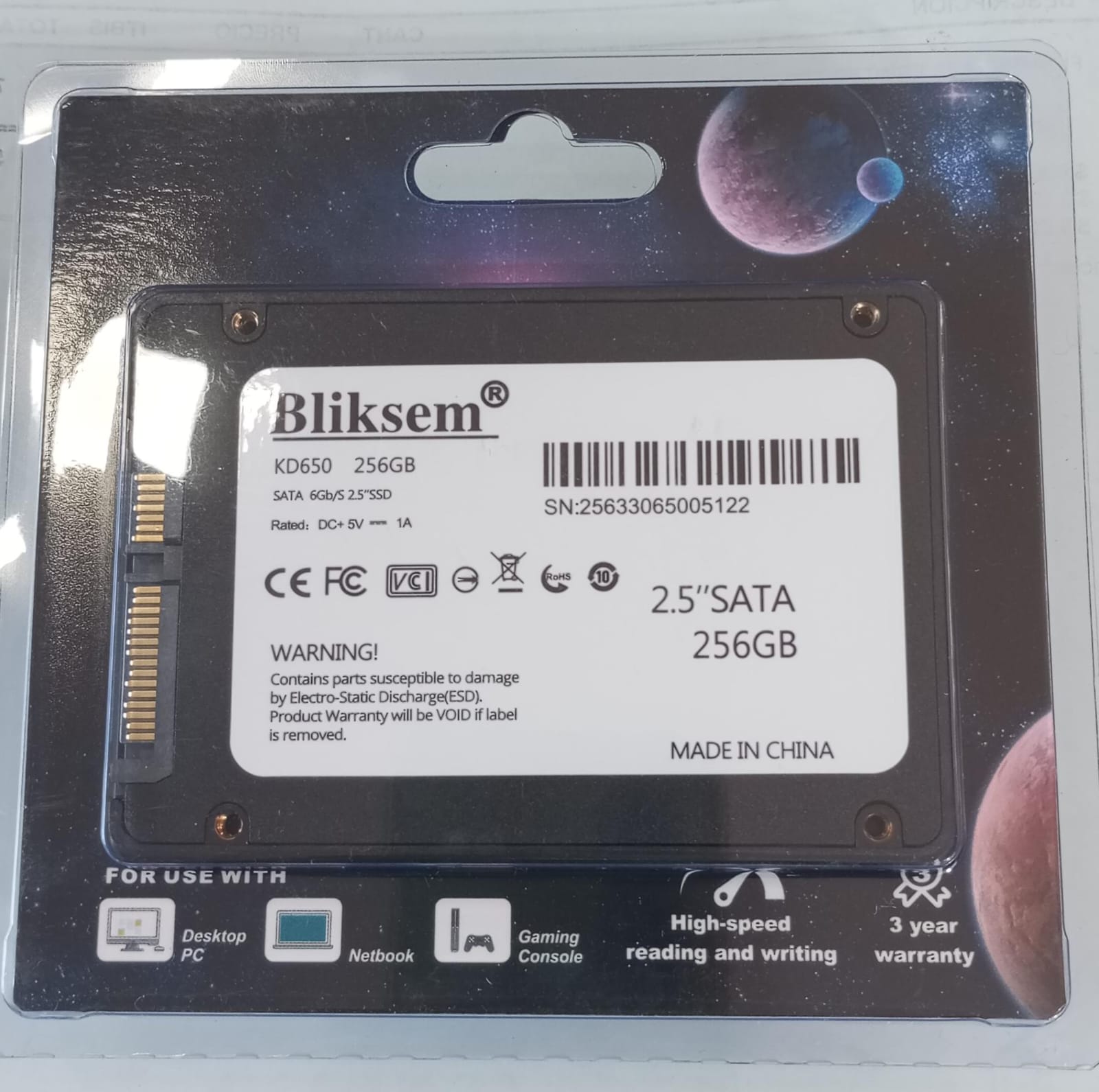DISCO DE ESTADO SOLIDO 256GB SATA III  Foto 7212505-6.jpg