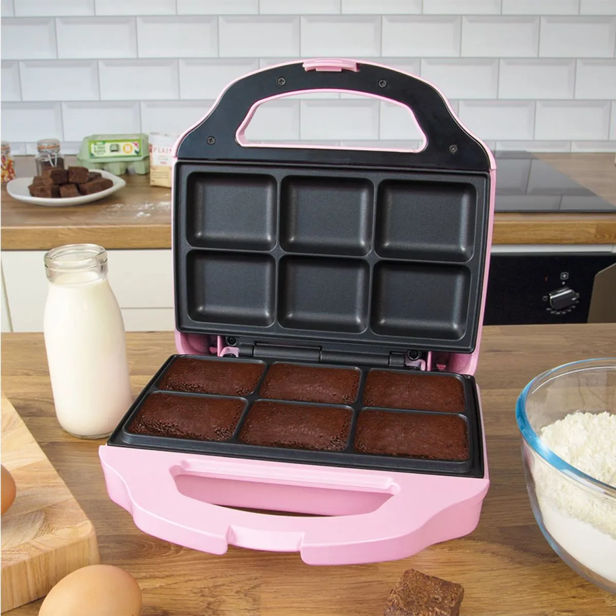 Brownie Maker Recubrimiento Antiadherente Hace 6 Brownies en Minutos P Foto 7214155-2.jpg