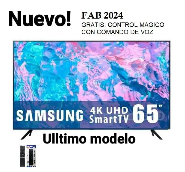 TV SAMSUNG 65 PG. ULTIMO MODELO 65 UN65UC7000 2024 NUEVO 39999 Foto 7215383-n1.jpg