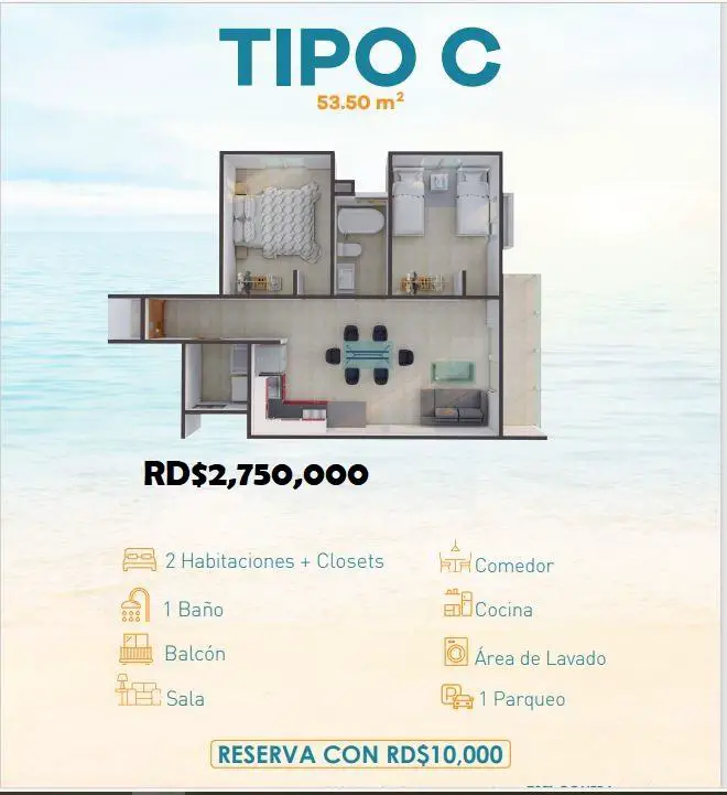 Apartamentos en Terminación en Jubey Boca Chica Foto 7216330-4.jpg