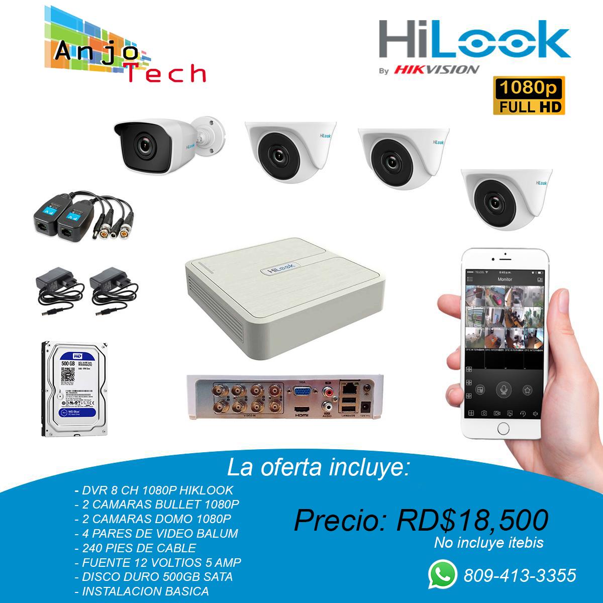 Oferta 4 Cámara de seguridad 1080P instalación  Foto 7216909-1.jpg