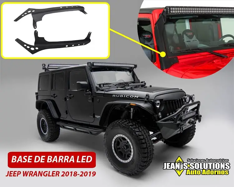 BASE BARRA LED TECHO 52 JEEP WRANGLER 18 / GLADIADOR 20 Foto 7217612-z1.jpg