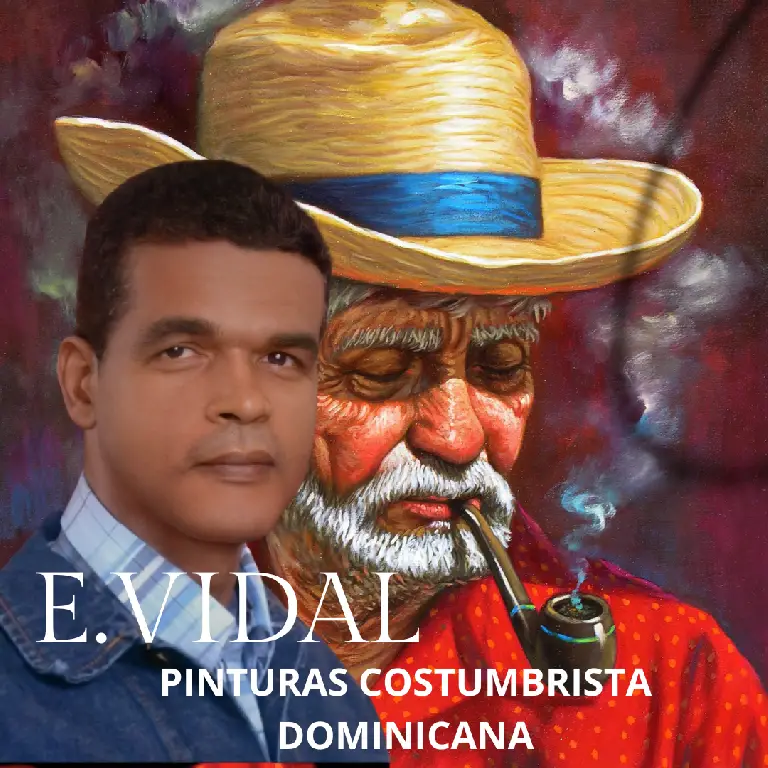 Pintor Dominicano cuadro Costumbrista Obra De Arte E.vidal Foto 7217907-8.jpg