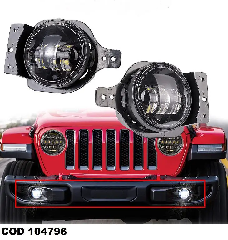 HALOGENOS JEEP WRANGLER 18/ GLADIADOR 20 SMOKE LED Foto 7218106-1.jpg