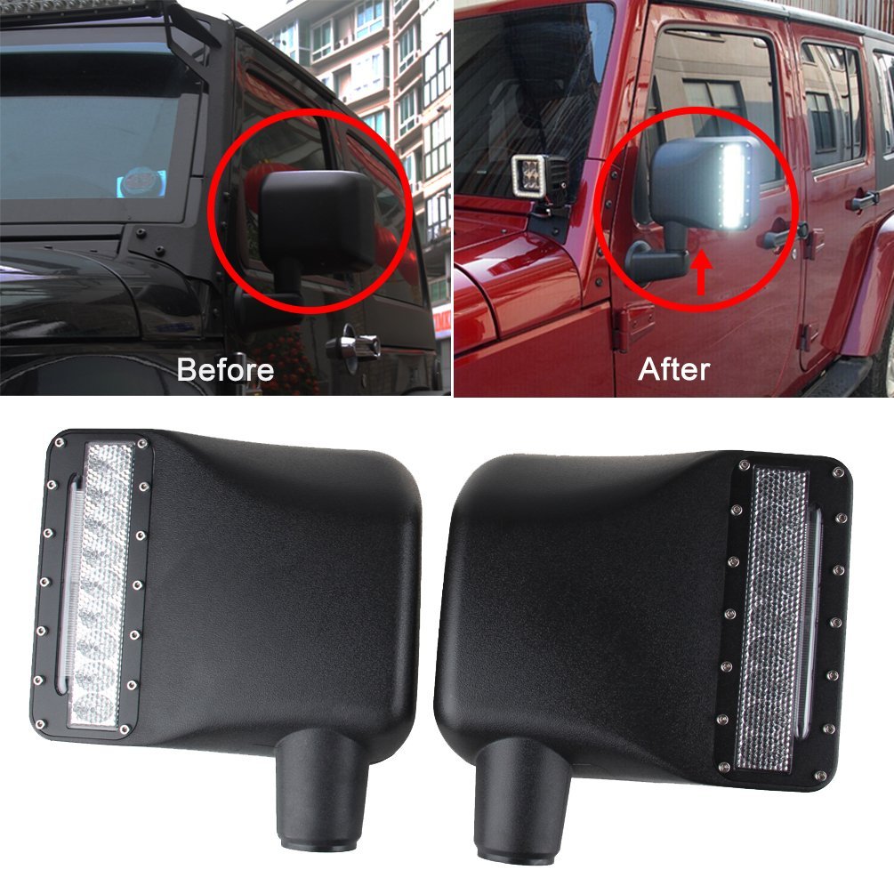 COVER ESPEJO RETROVISOR LED JEEP WRANGLER 07-17 JS Foto 7218111-1.jpg