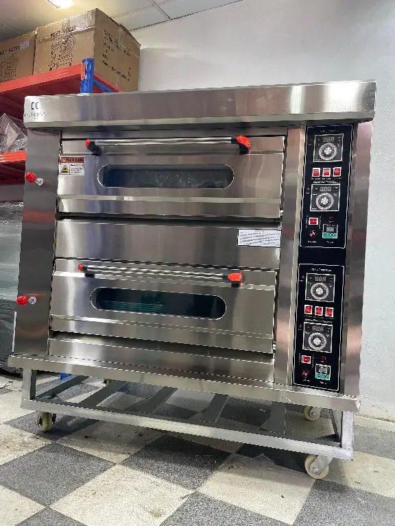 Horno cocina industrial de doble cabina para carnes pan pizza reposter Foto 7218369-4.jpg