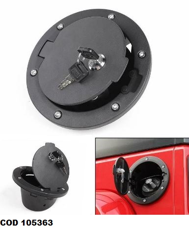 TAPA COMBUSTIBLE JEEP WRANGLER 07-17 C/LLAVE JS Foto 7218789-1.jpg