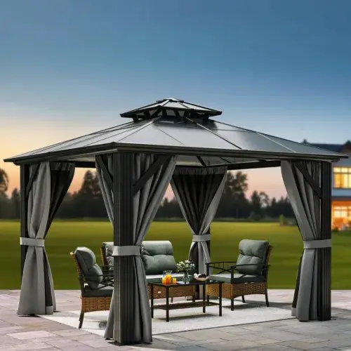 V E N D I D O.....GAZEBO DE METAL NUEVO EN SUS CAJAS CON MOSQUITERO y  Foto 7219214-1.jpg
