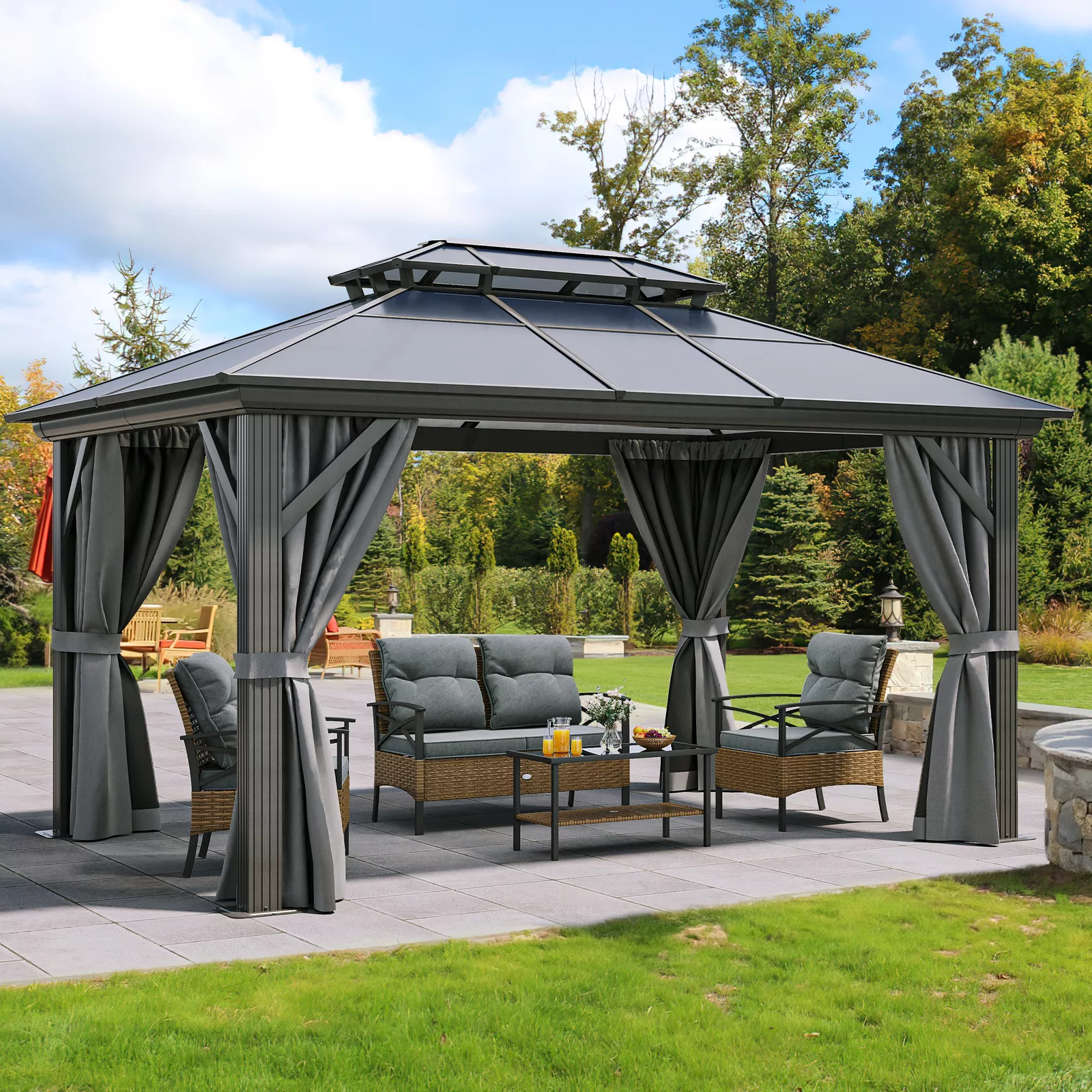 V E N D I D O.....GAZEBO DE METAL NUEVO EN SUS CAJAS CON MOSQUITERO y  Foto 7219214-2.jpg