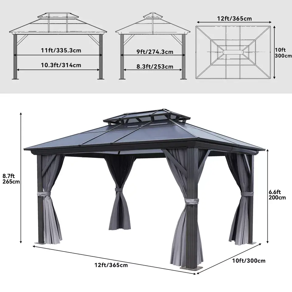 V E N D I D O.....GAZEBO DE METAL NUEVO EN SUS CAJAS CON MOSQUITERO y  Foto 7219214-5.jpg