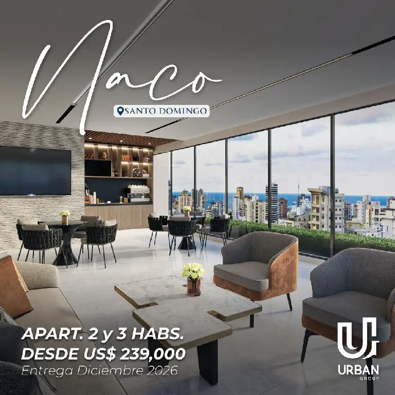 Apartamentos de 2 y 3 Habitaciones desde US239000 en Naco Foto 7220196-5.jpg