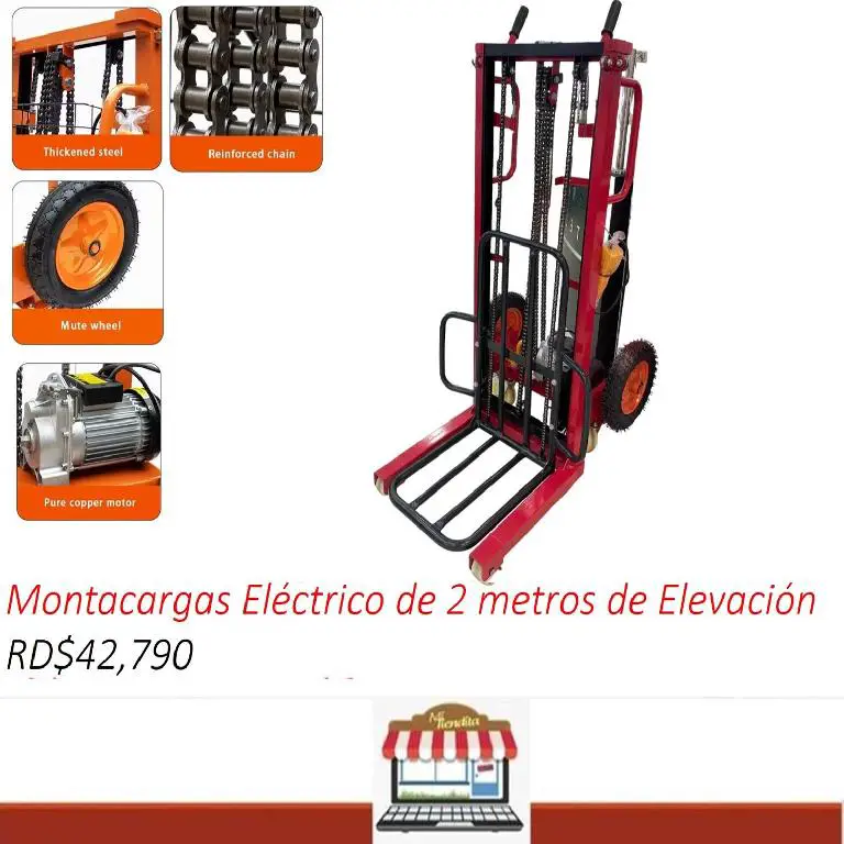 Montacargas grua Carretilla de 2 metros de elevacion electrico de 200K Foto 7221019-1.jpg