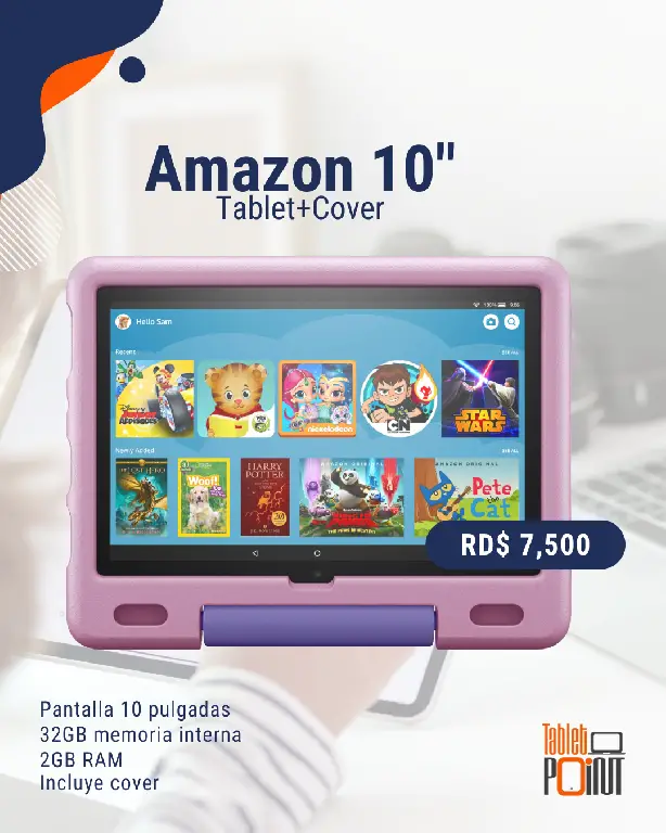 AMAZON FIRE 10 HD - CON COVER en Santo Domingo DN Foto 7221318-1.jpg