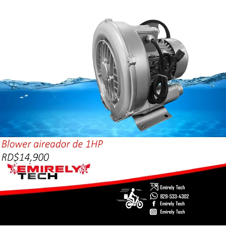 Oxigenador para estanques de peces Blower aireador de peces 1HP Airead Foto 7221929-1.jpg