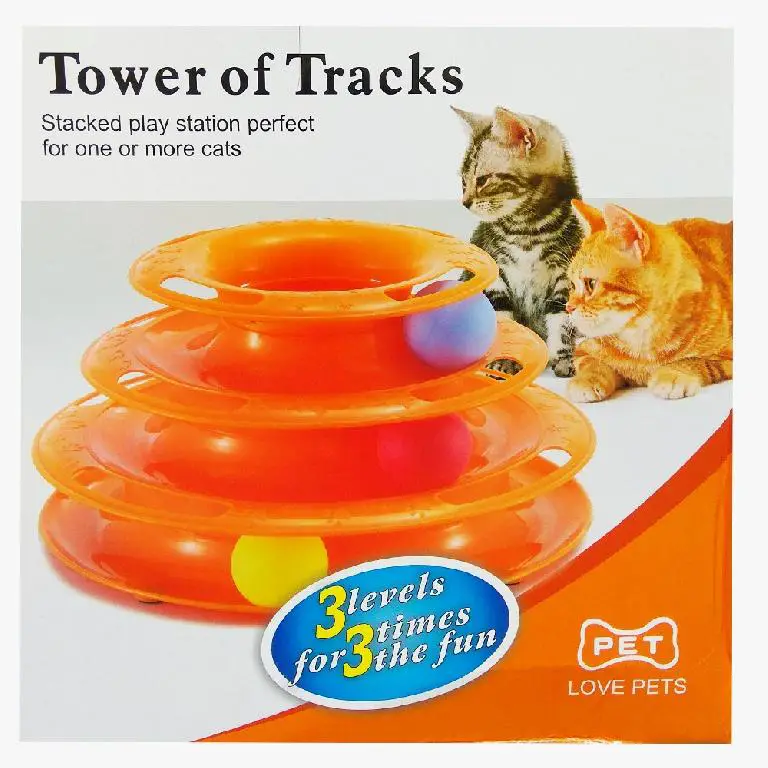 El disco Cat Tower Tracks juguete para gato Foto 7224072-3.jpg