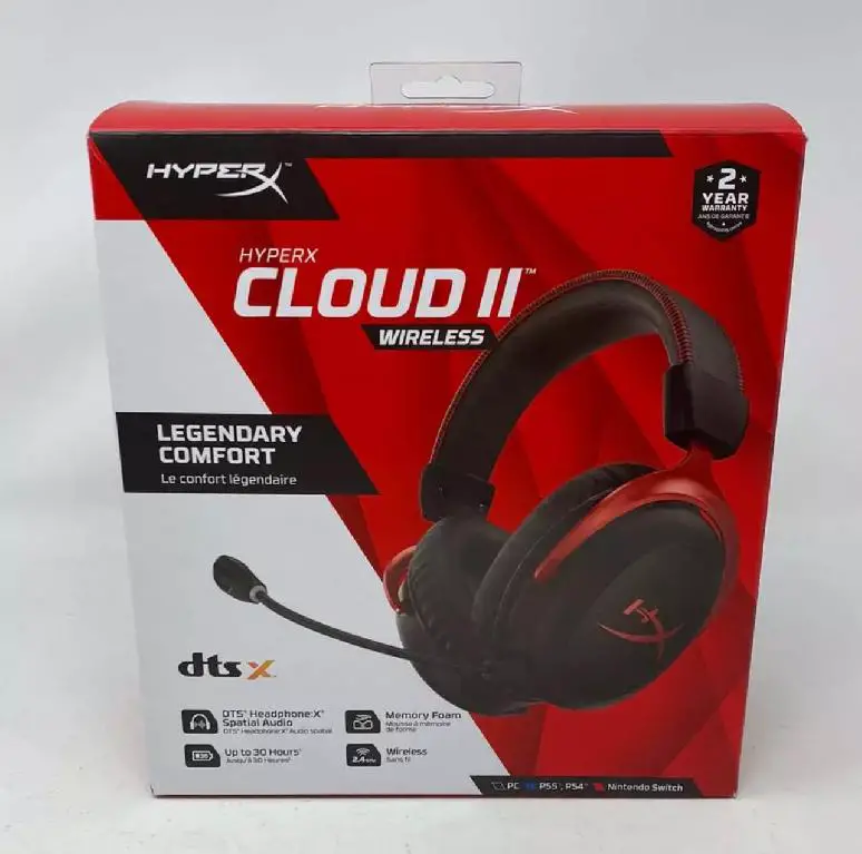 Headset HyperX Cloud II Wireless Bluetooth Gaming PS5/PS4 PlayStation Foto 7225045-3.jpg