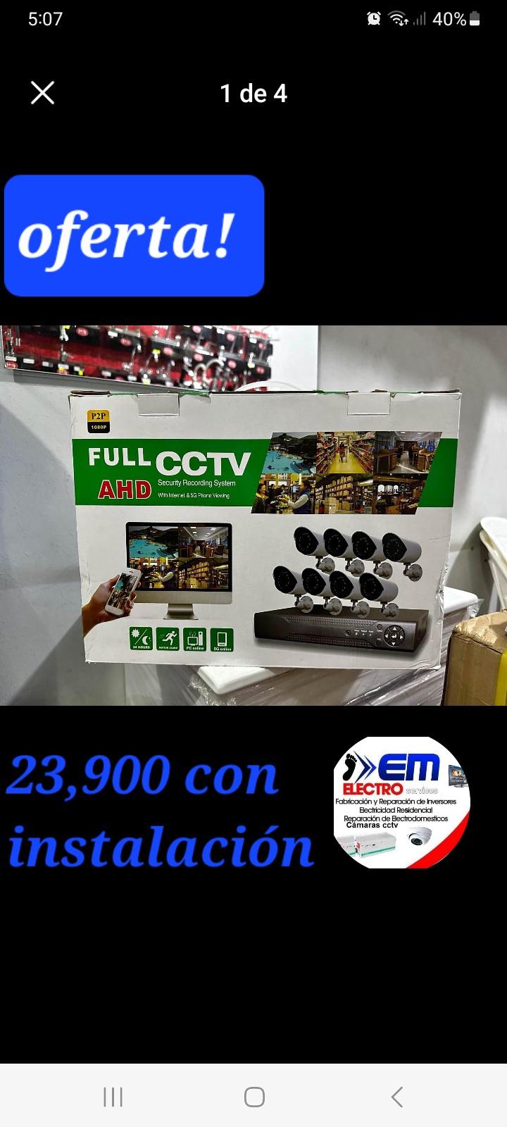 Camaras de vigilancia CCTV con instalación incluida Foto 7225801-10.jpg