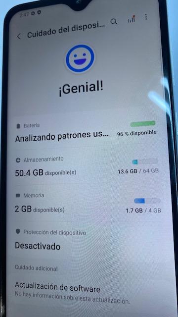 Vendo Celular Samsung Galaxy A30S blanco.  Foto 7226410-5.jpg