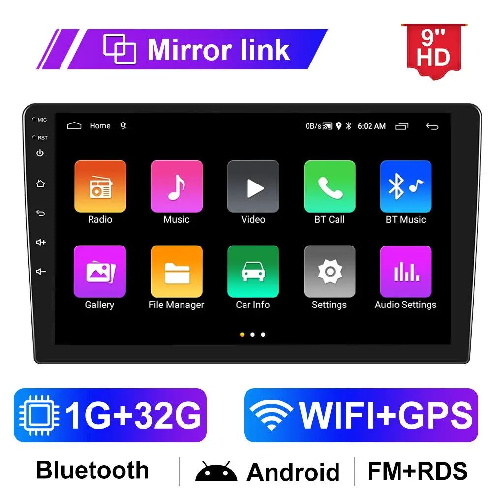 RADIO DE CARRO ANDROID DE 9 PULGADAS GPS NUEVO Foto 7226584-4.jpg