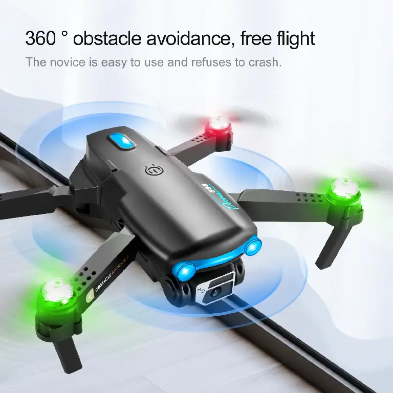 DRONES S98 CON DOBLE CAMARA 4K HD WIFI Y SENSOR ANTICHOQUE CON 2 BATER Foto 7226858-2.jpg