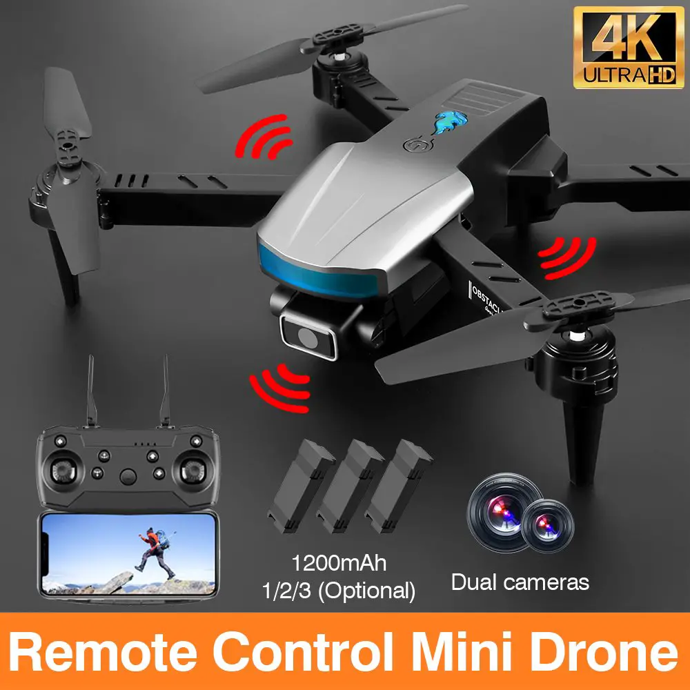 DRONES S85 CON DOBLE CAMARA 4K SENSORES ANTICHOQUES Y CON 3 BATERIAS N Foto 7226859-7.jpg