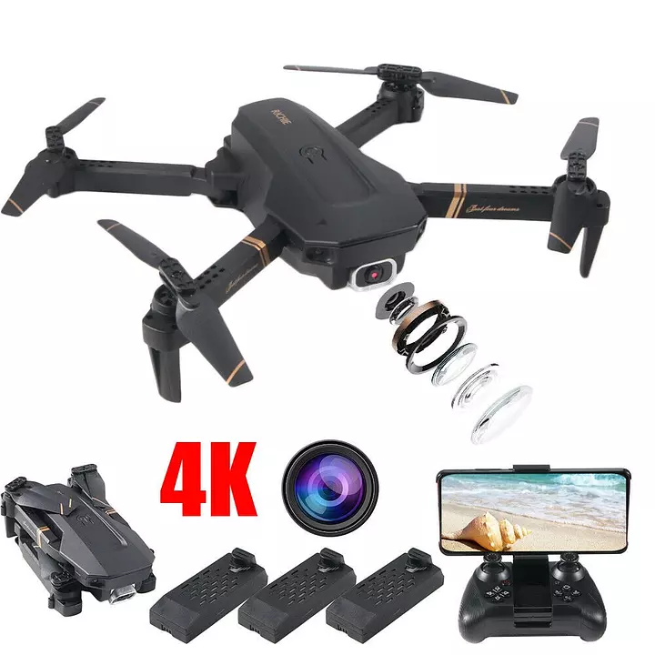 DRONES 4DRC V4 CON DOBLE CAMARA 4K WIFI CON 3 BATERIAS NUEVO Foto 7226860-4.jpg