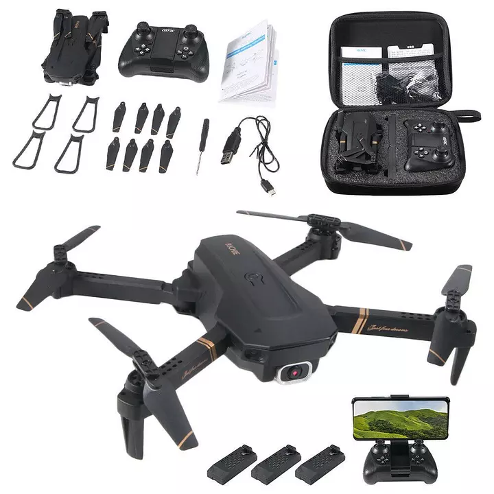 DRONES 4DRC V4 CON DOBLE CAMARA 4K WIFI CON 3 BATERIAS NUEVO Foto 7226860-9.jpg