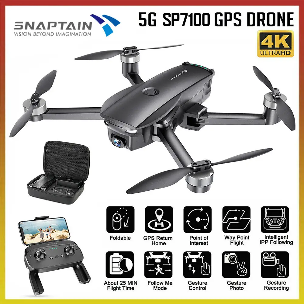 DRONES SNAPTAIN SP7100 CON CAMARA 4K MOTORES BRUSHLESS 5G NUEVO Foto 7227218-1.jpg