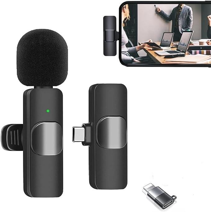 Microfono inalambrico para iPhone y tipo c ideal para entrevista Foto 7227245-4.jpg