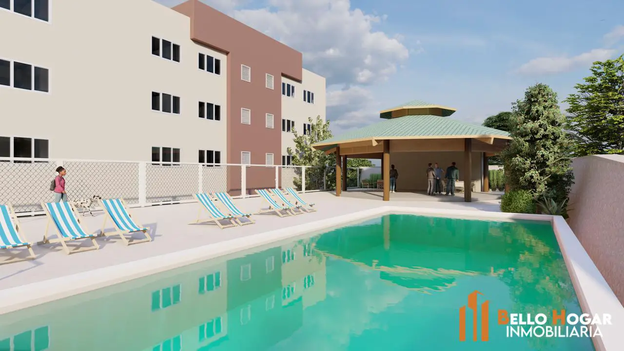 Hermoso apartamento en proyecto con piscina con mantenimiento incluido Foto 7227421-4.jpg